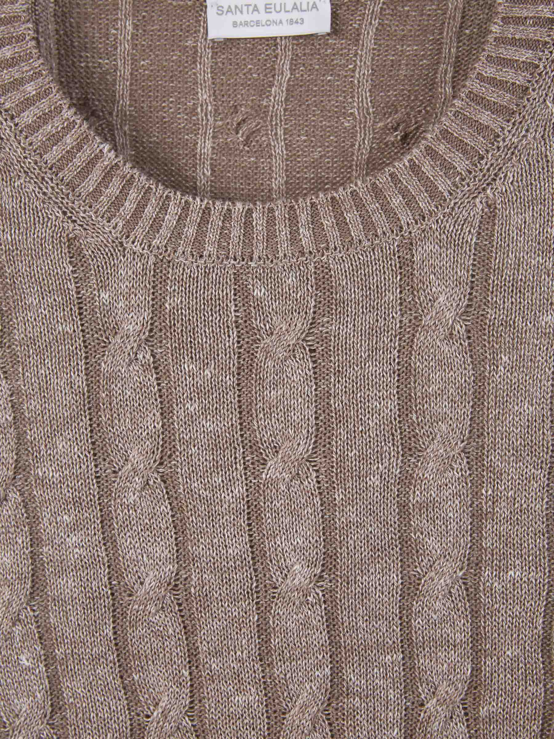 Linen Cable Knit Sweater