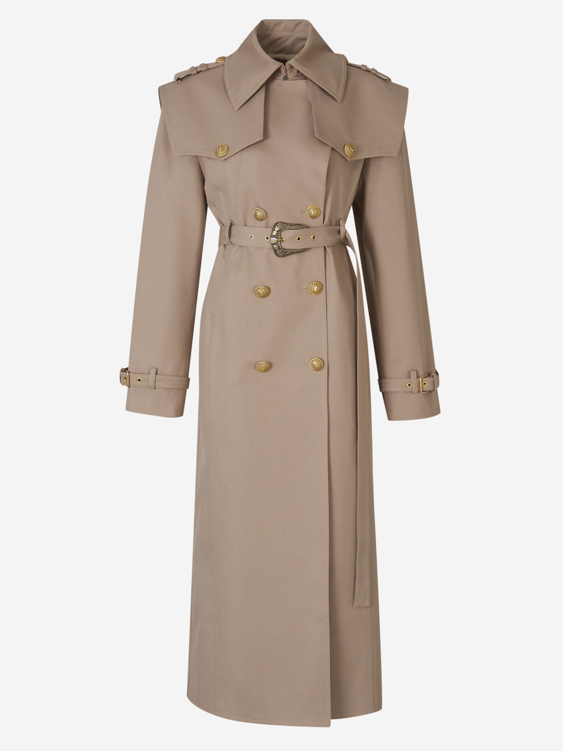 Maxi Cotton Trench Coat