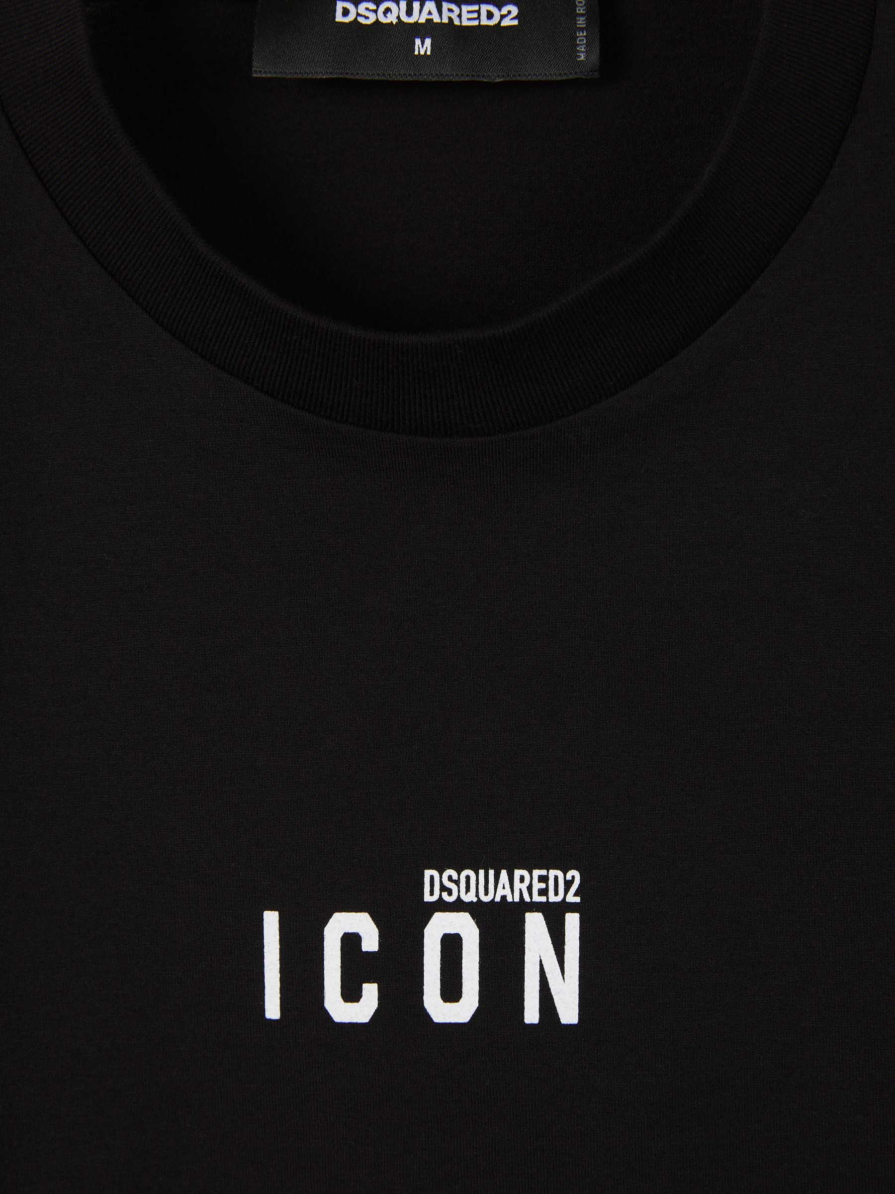 Dsquared2 Camiseta Icon Algodón color Negro sku 553-003656 01 - Foto 3