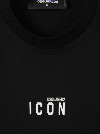 Dsquared2 Camiseta Icon Algodón color Negro sku 553-003656 01 - Foto 3