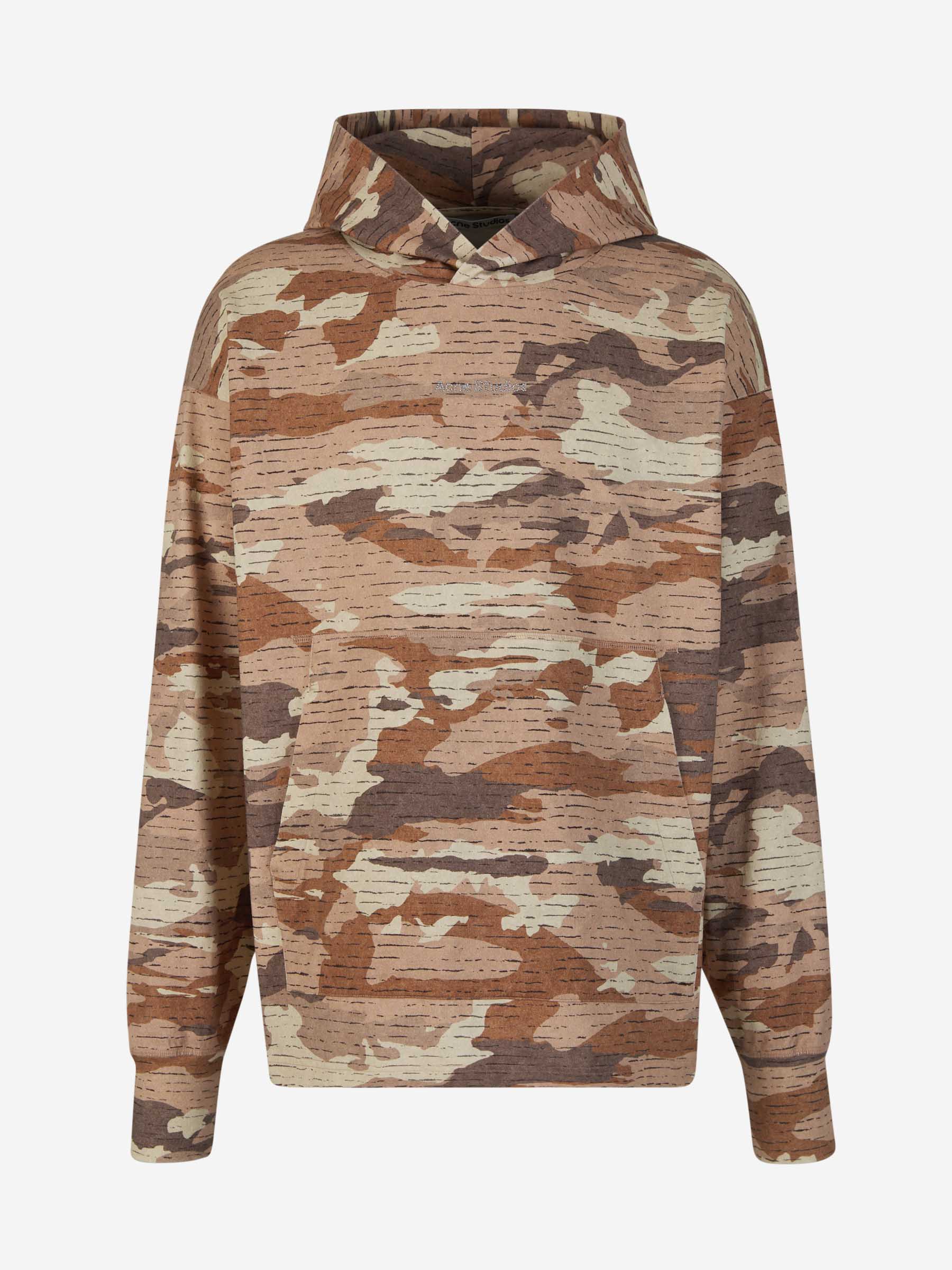 Acne Studios Sudadera Capucha Camuflaje color Marrón sku 545-001515 01 - Foto 1