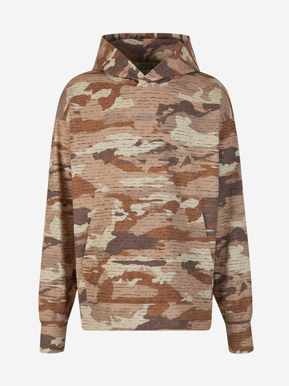 Camouflage Hood Sweatshirt