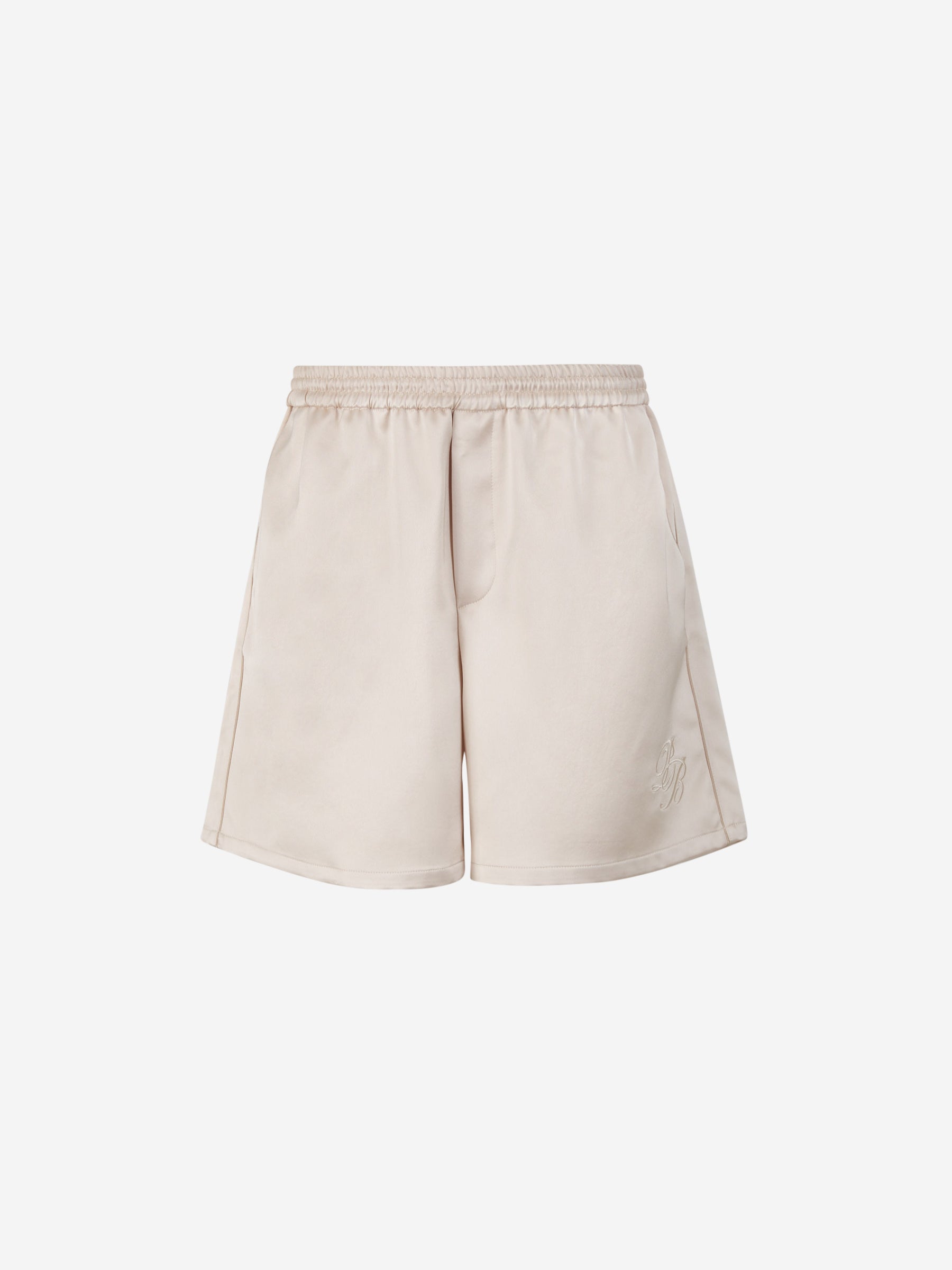 Balmain Bermudas Satinadas PB Signature color Crema sku 523-000966 00 - Foto 1