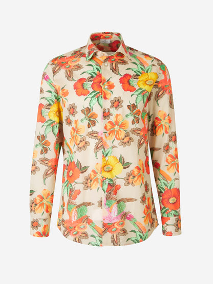 Etro Camisa Motivo Floral color Naranja sku 531-006214 01 - Foto 1