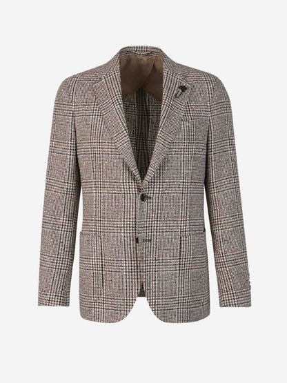 Checked Motif Blazer