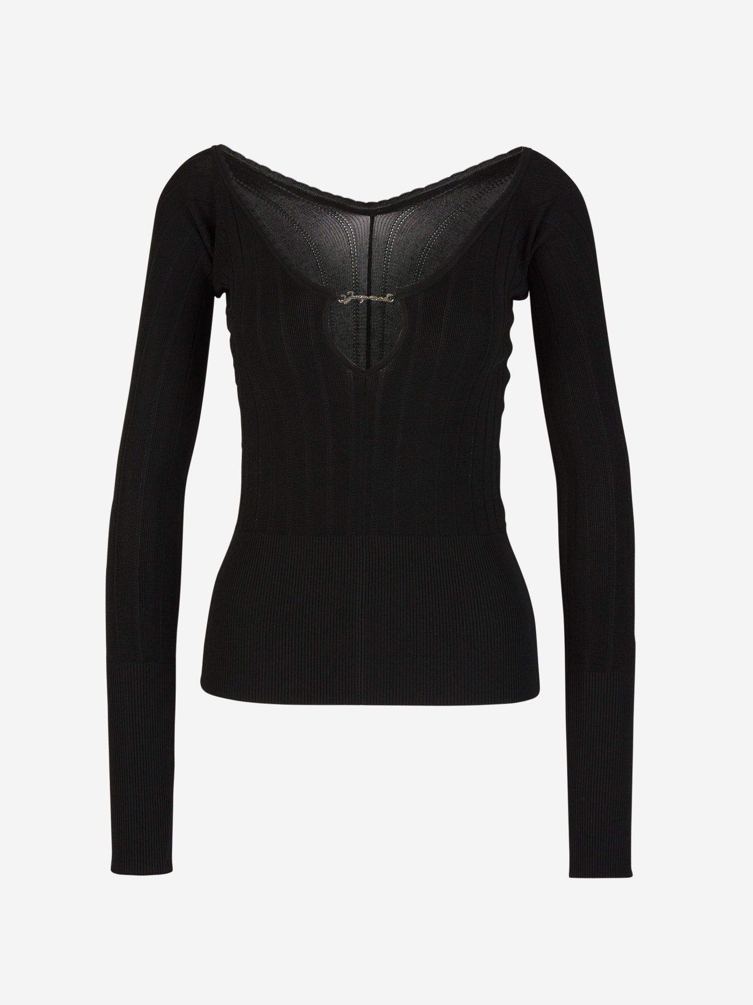 Jacquemus Top Punto Logo color Negro sku 703-002095 01 - Foto 1