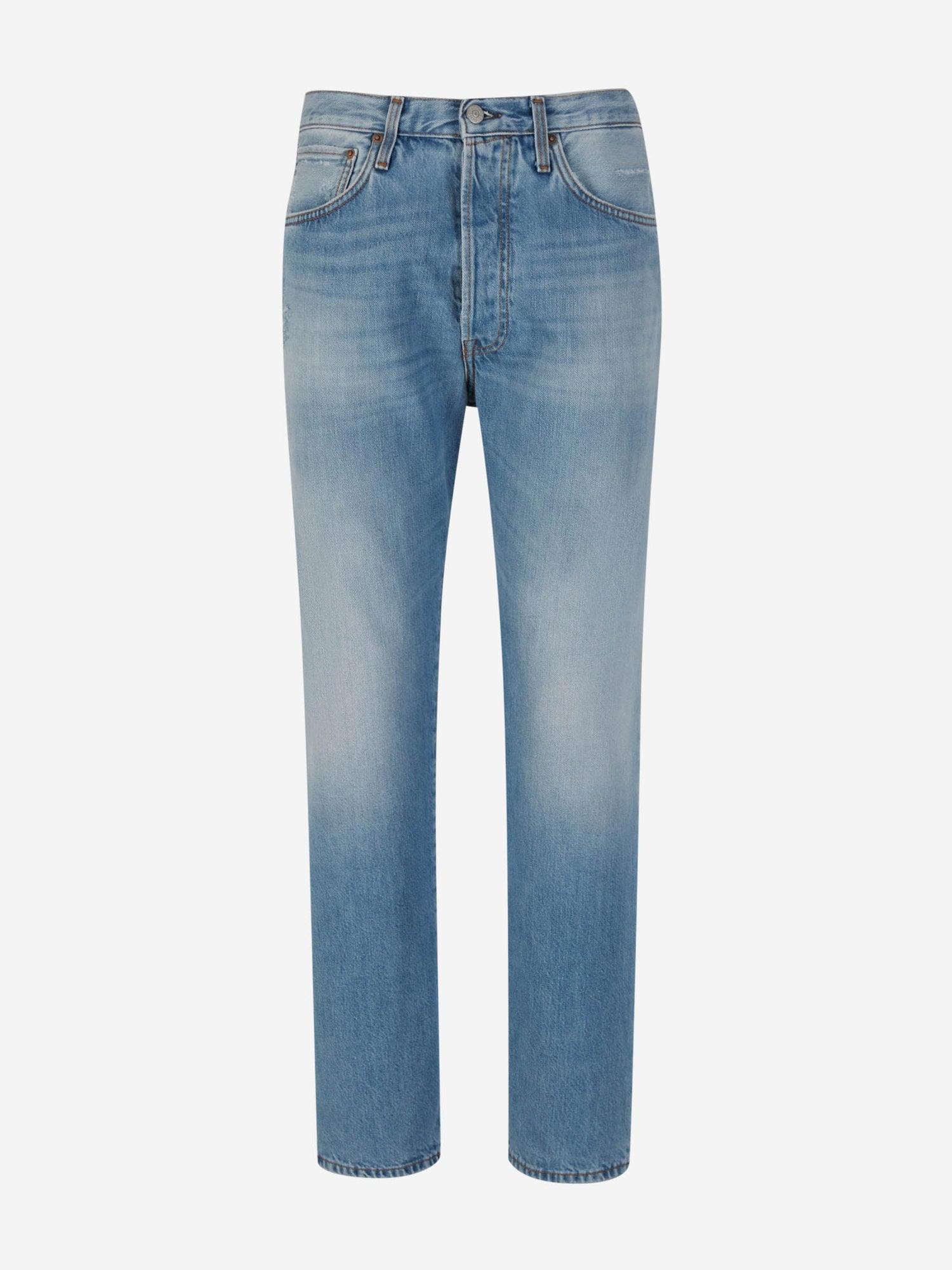 Straight Cotton Jeans