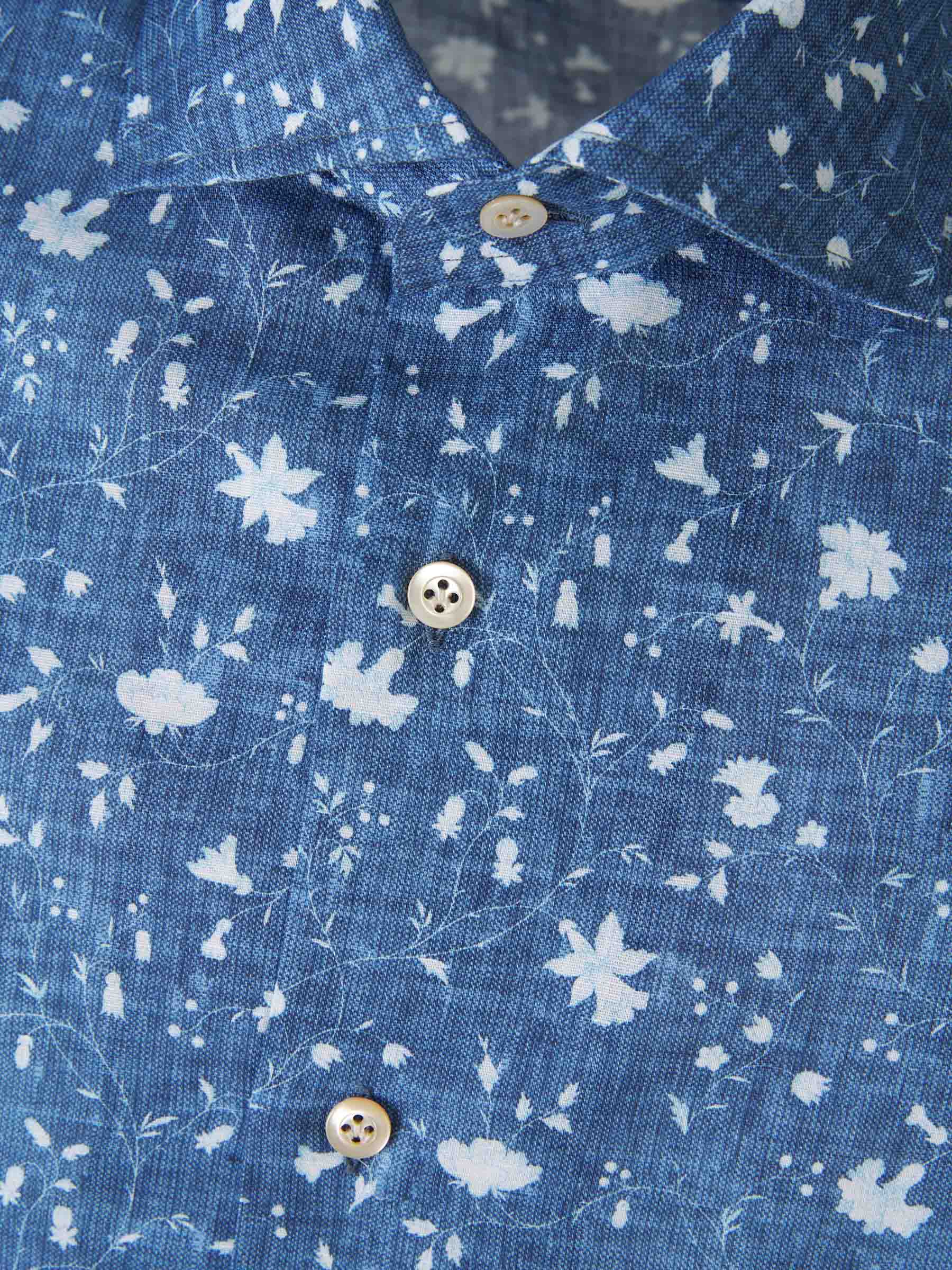 Floral Motif Shirt