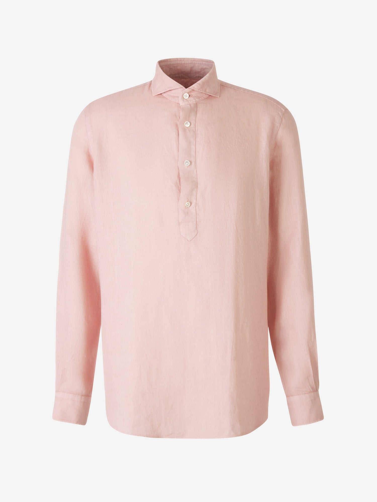 Vincenzo di Ruggiero Camisa Lisa Lino color Rosa Empolvado sku 531-006149 01 - Foto 1