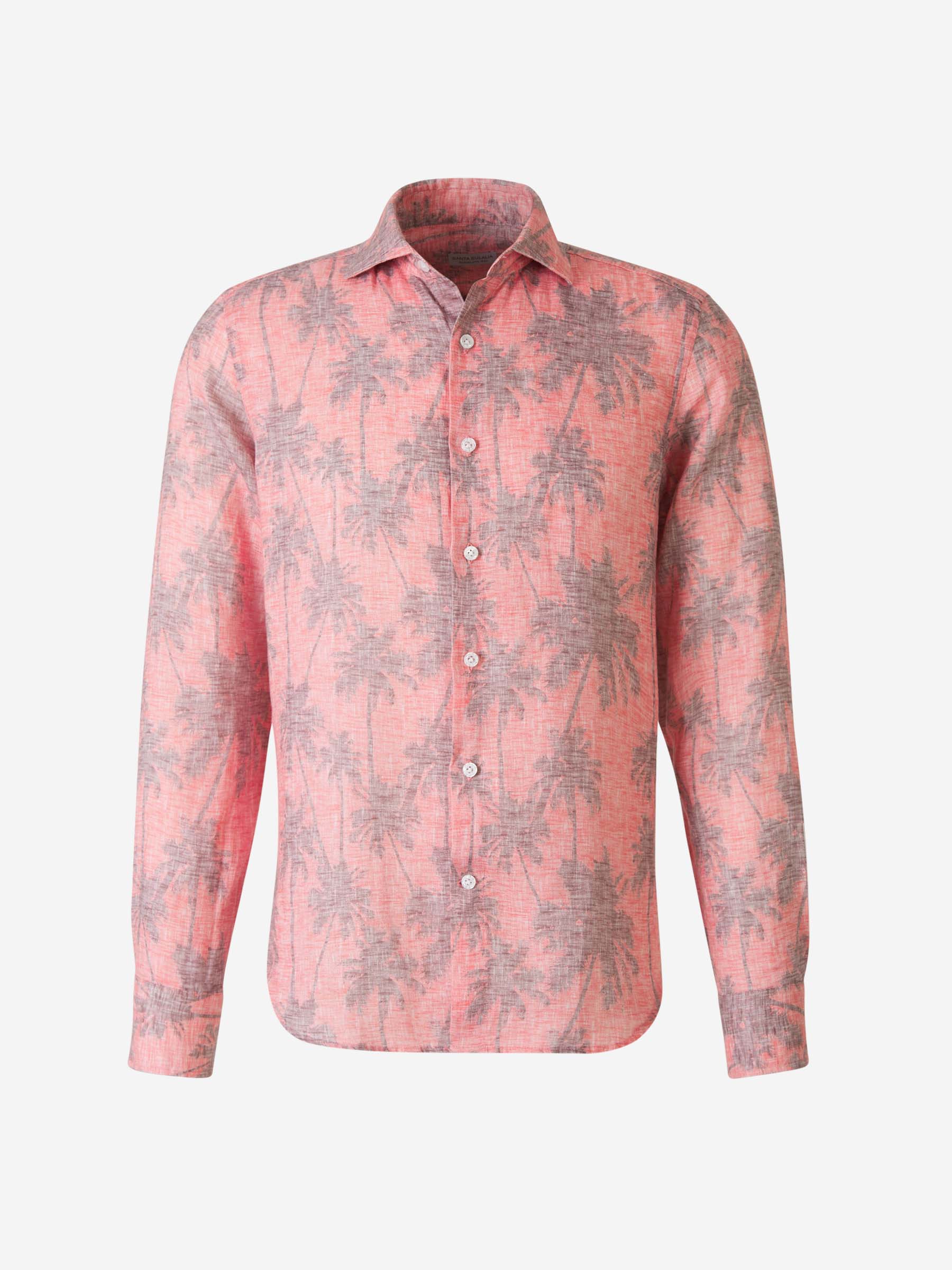 Santa Eulalia Camisa Motivo Palmeras color Coral sku 531-006255 01 - Foto 1