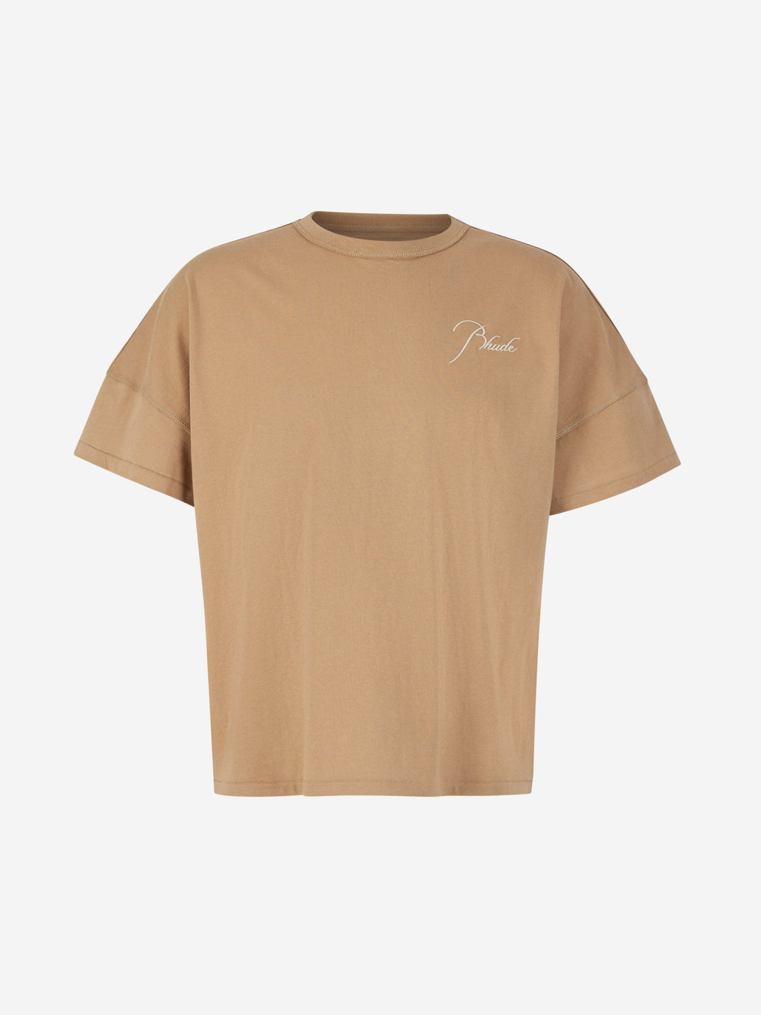 Rhude Camiseta Logo Algodón color Marrón sku 553-003639 00 - Foto 1