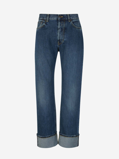 Alexander McQueen Jeans Algodón Desgastado color Azul Denim sku 522-002585 01 - Foto 1