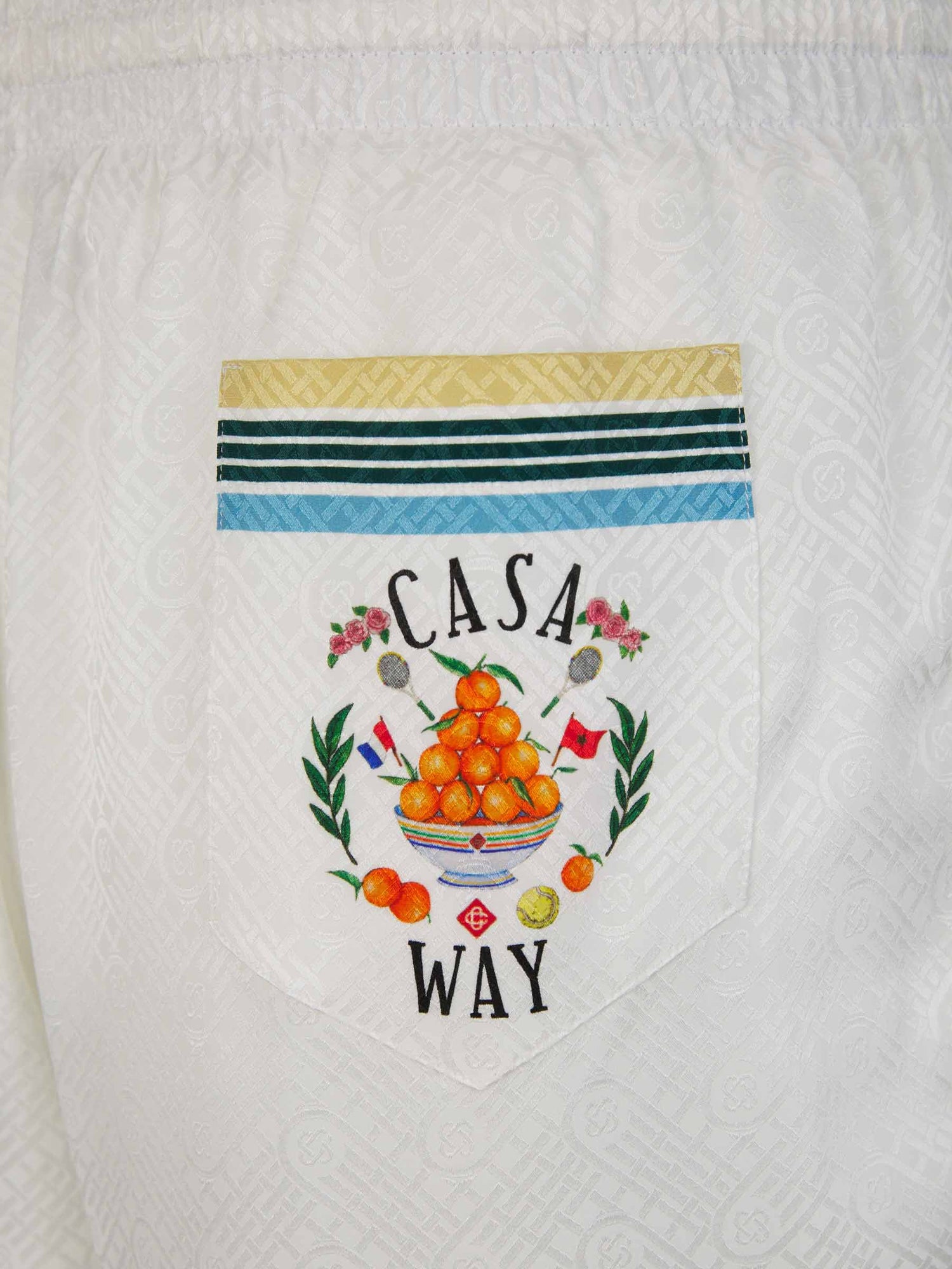 Casa Way Silk Bermuda Shorts