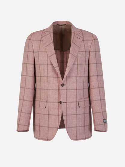 Canali Americana Motivo Cuadros color Rosa Palo sku 302-003456 01 - Foto 1