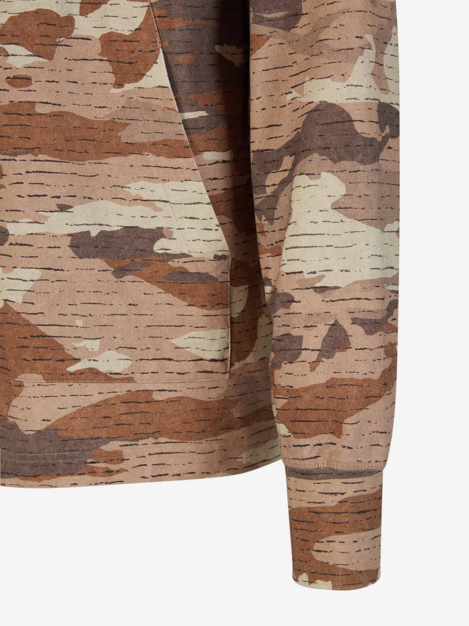 Camouflage Hood Sweatshirt