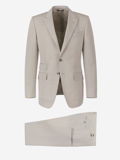 Plain Wool Suit