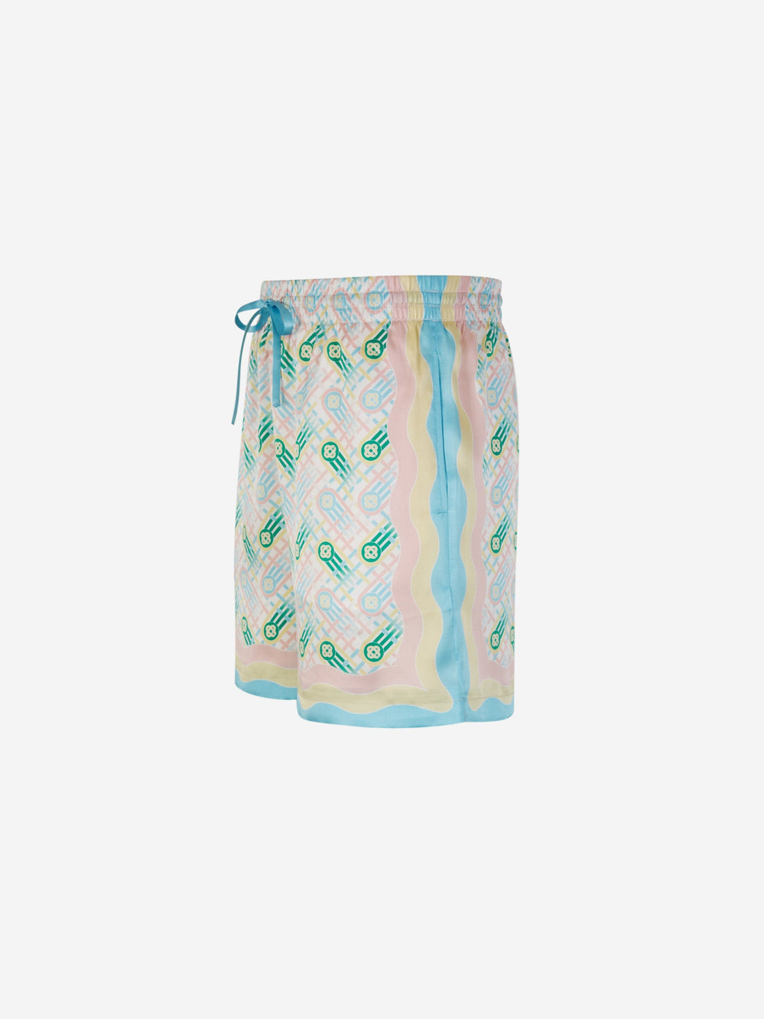 Silk Ping Pong Bermuda Shorts