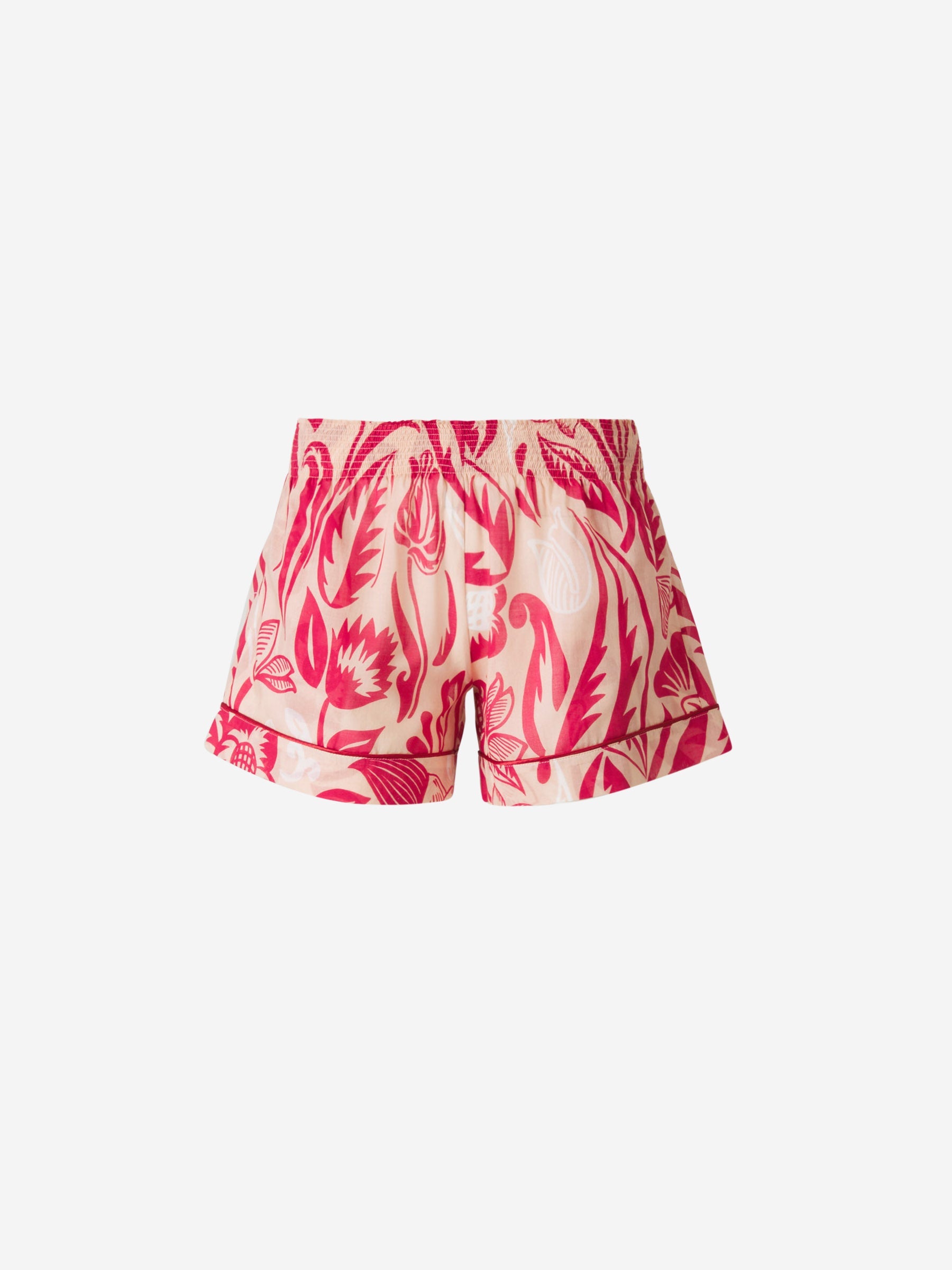 Floral Motif Shorts