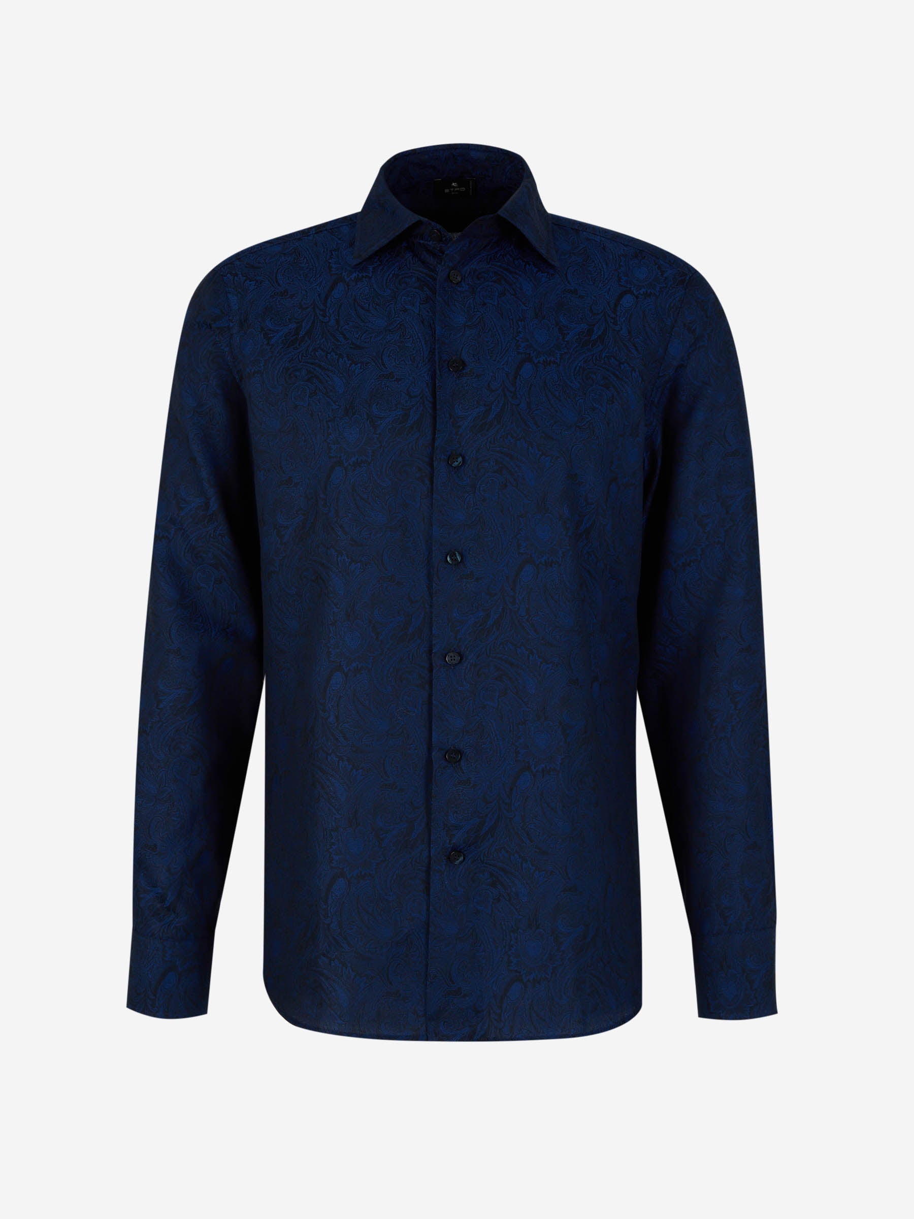 Etro Camisa Motivo Paisley color Azul Marino sku 531-006210 01 - Foto 1