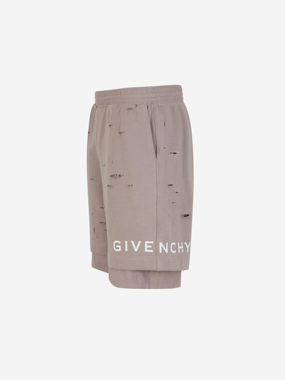 Logo Cotton Bermuda Shorts