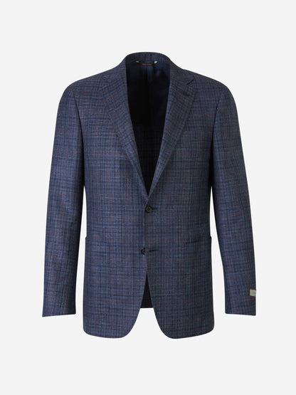 Checked Motif Blazer