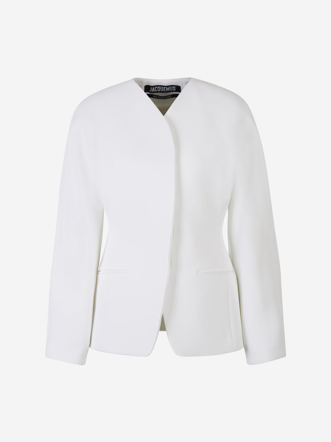 Jacquemus Chaqueta Le Veste Ovalo color Blanco sku 741-002084 01 - Foto 1