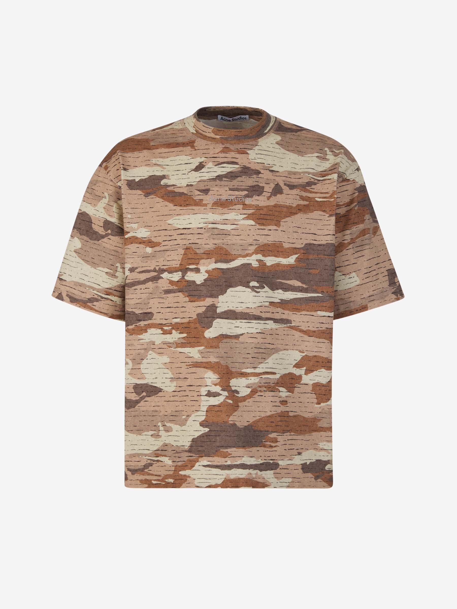 Camouflage Cotton T-Shirt