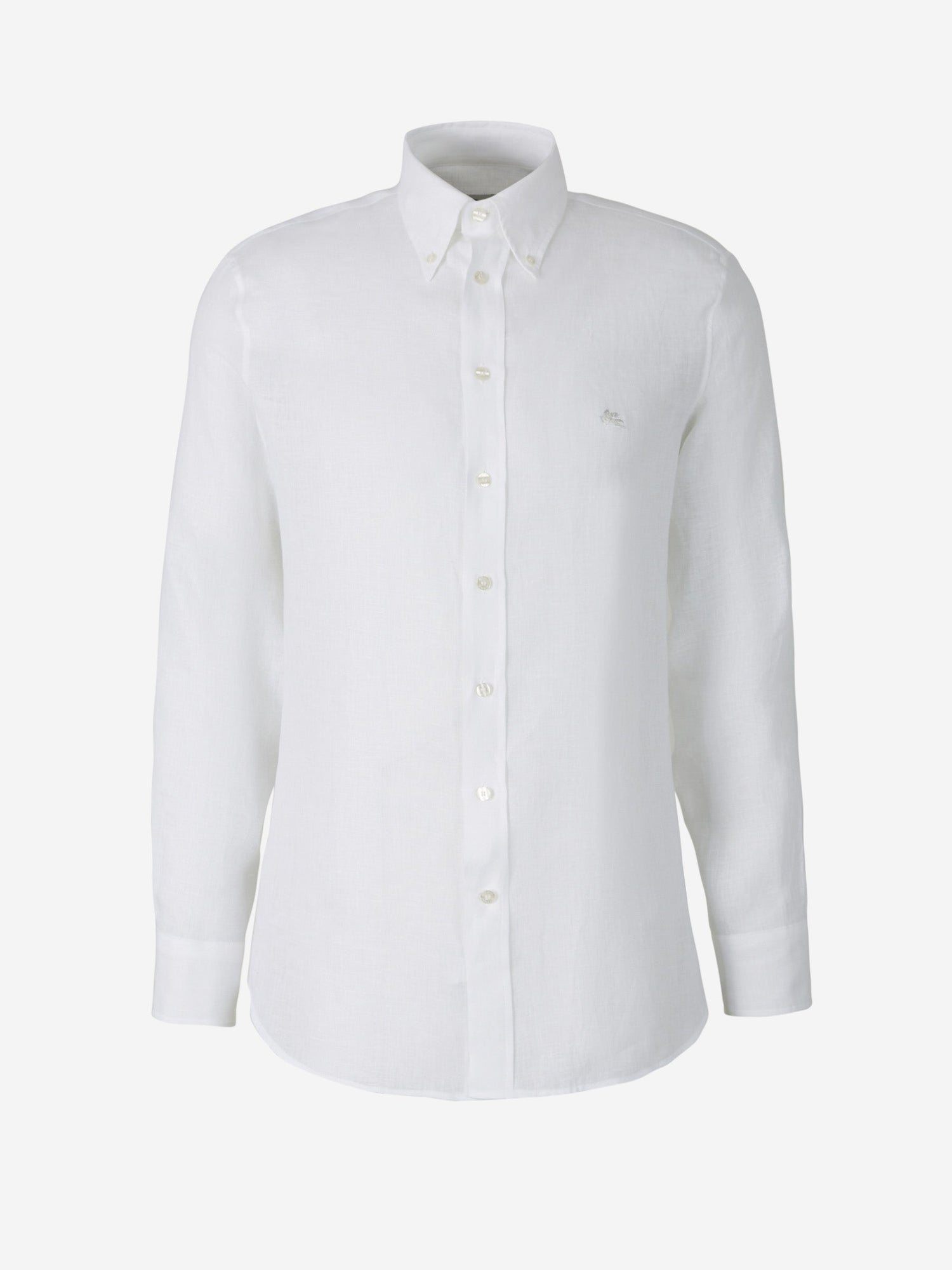 Etro Camisa Lisa Lino color Blanco sku 531-005809 02 - Foto 1