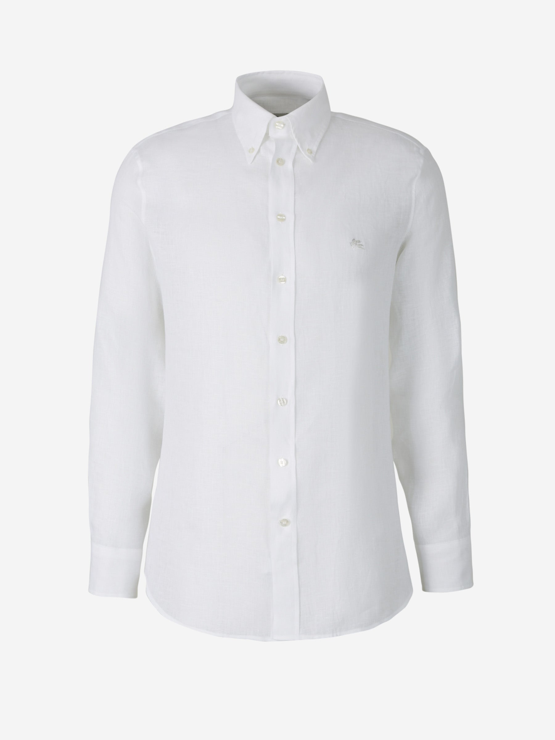 Etro Camisa Lisa Lino color Blanco sku 531-005809 02 - Foto 1