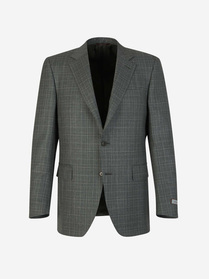 Checked Motif Blazer