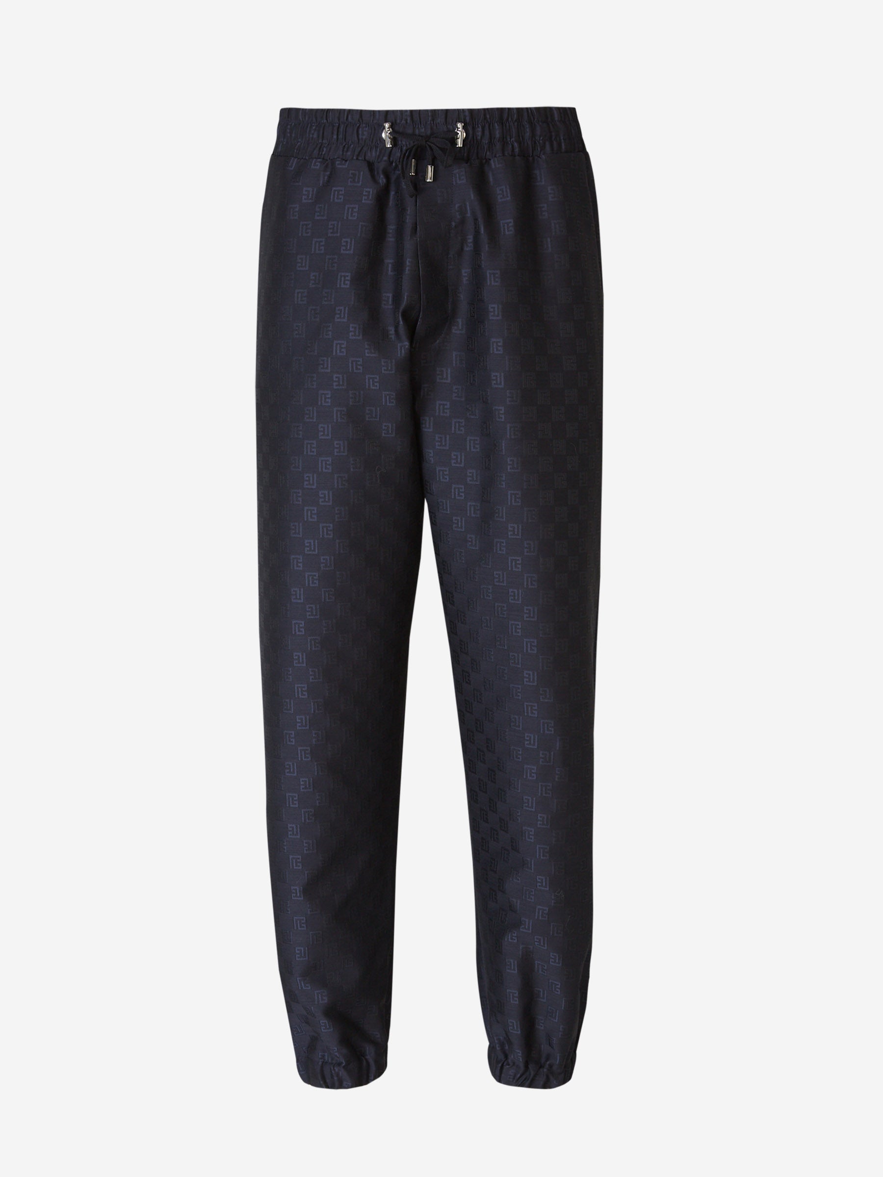 Balmain Joggers Jacquard Monograma color Negro sku 521-002797 01 - Foto 1