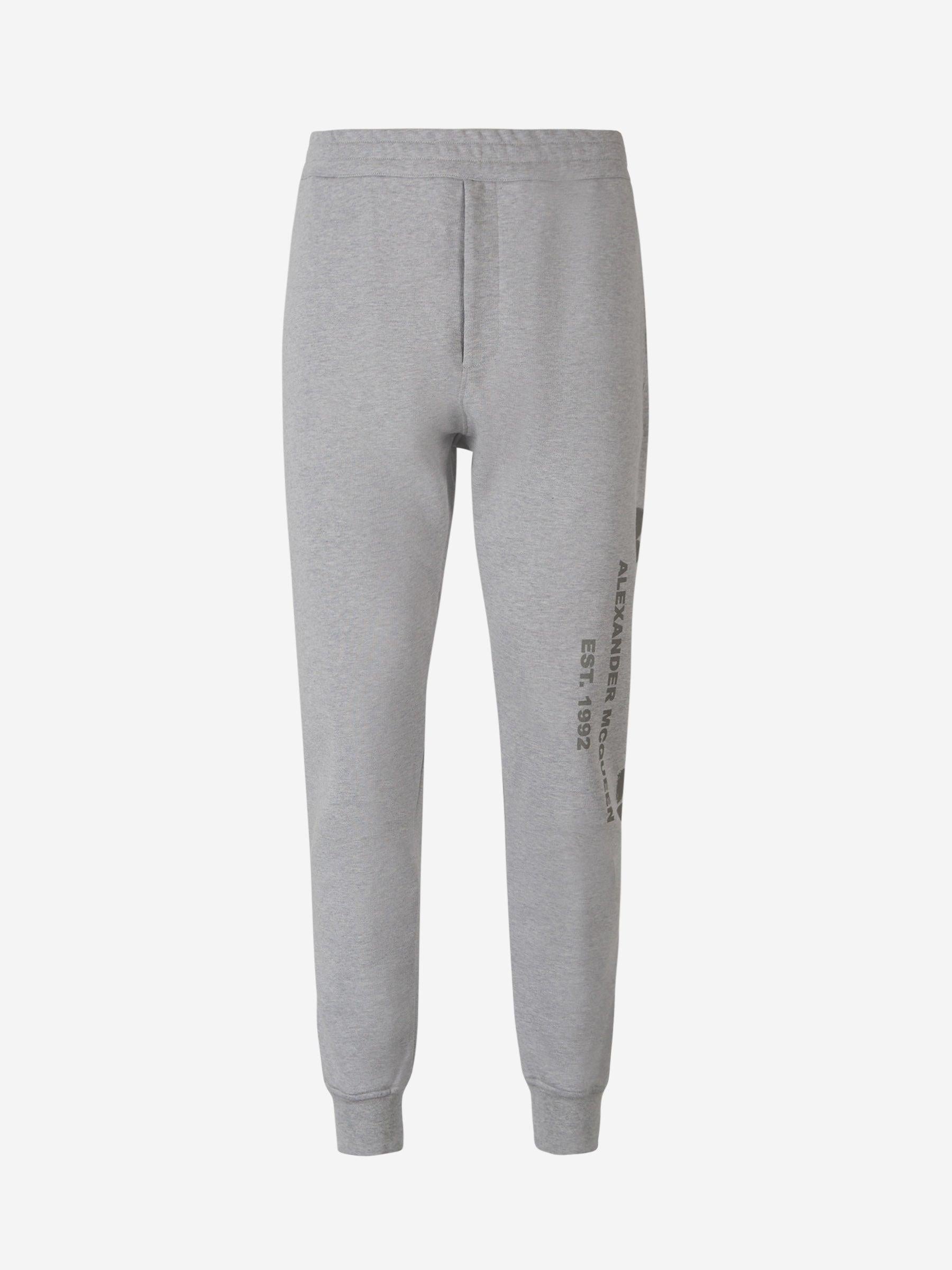 Alexander McQueen Joggers Logo Estampado color Gris Claro sku 521-002820 01 - Foto 1