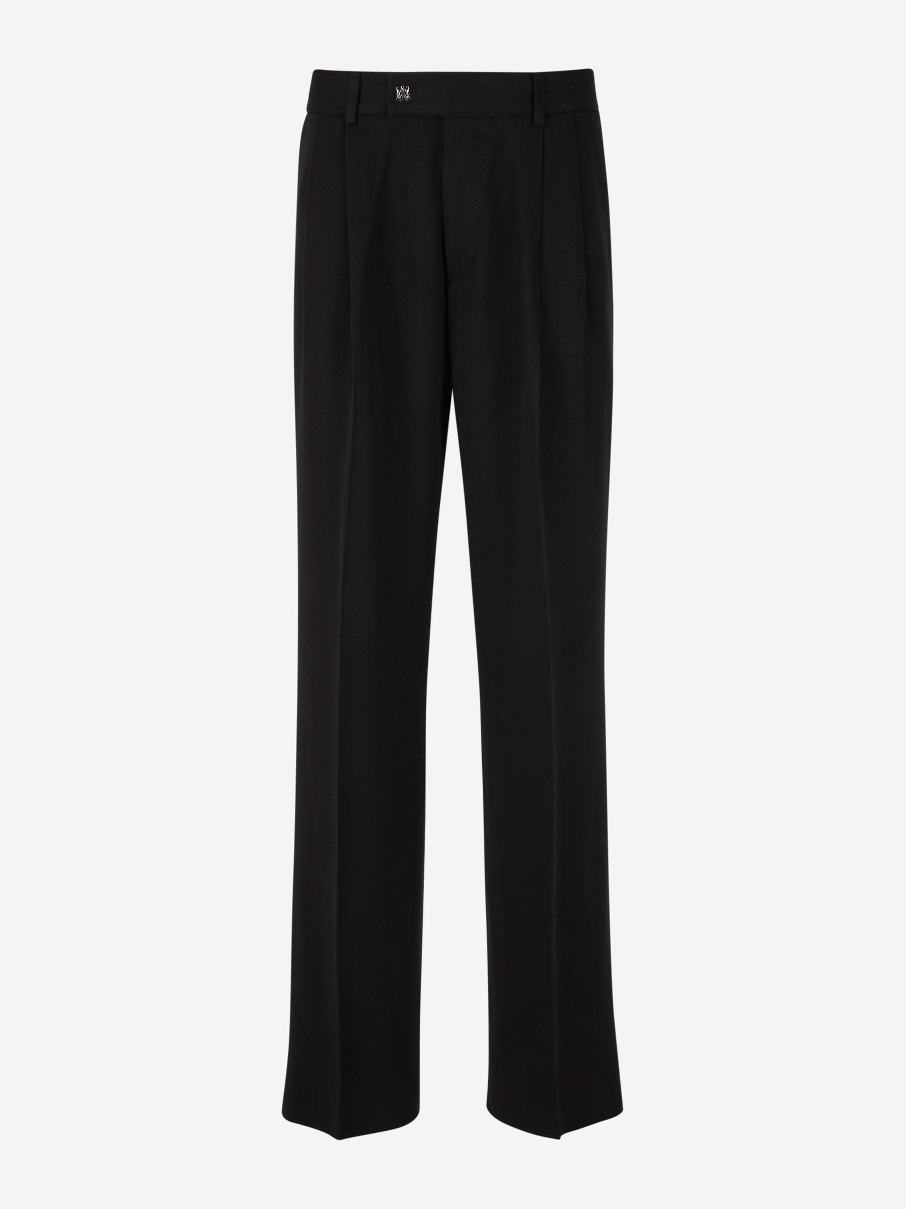 Straight Pleated Trousers