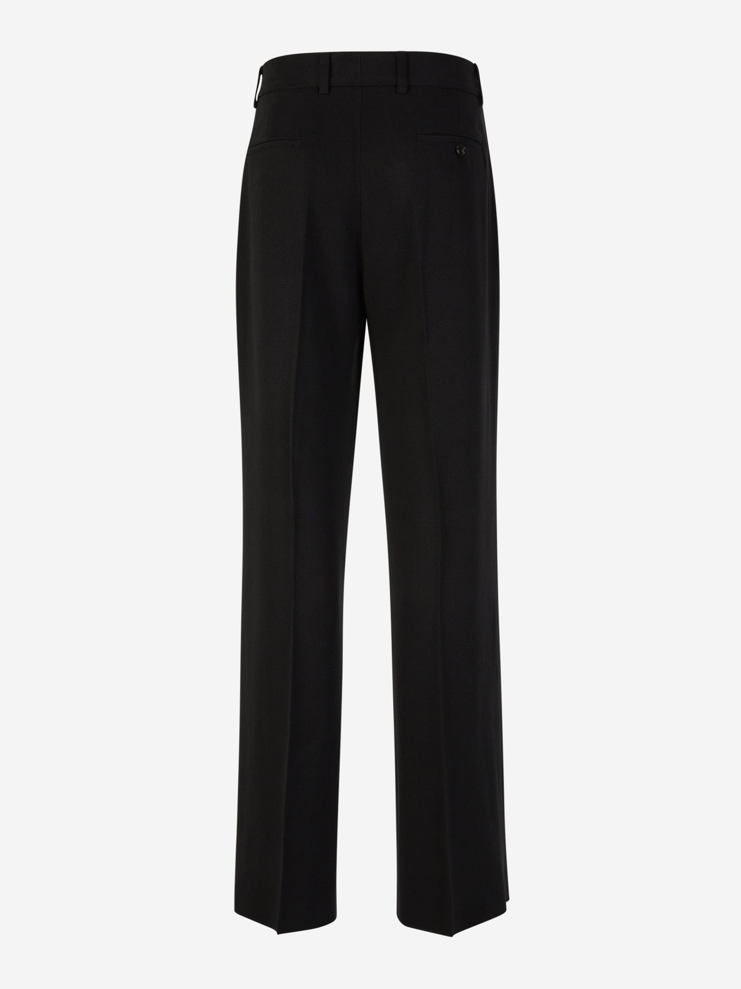 Straight Pleated Trousers