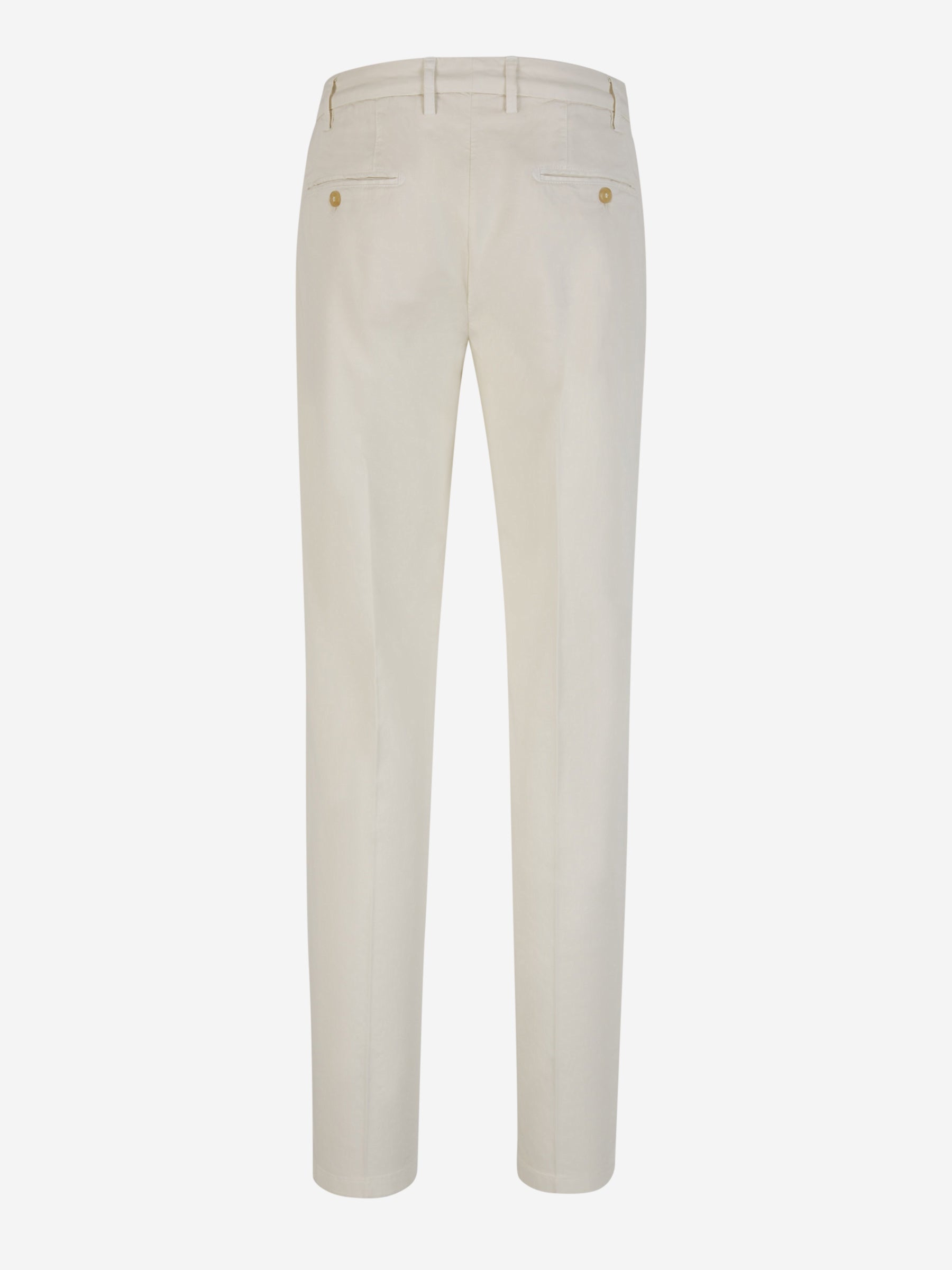 Canali Pantalones Chinos Algodón color Blanco sku 521-003017 01 - Foto 2