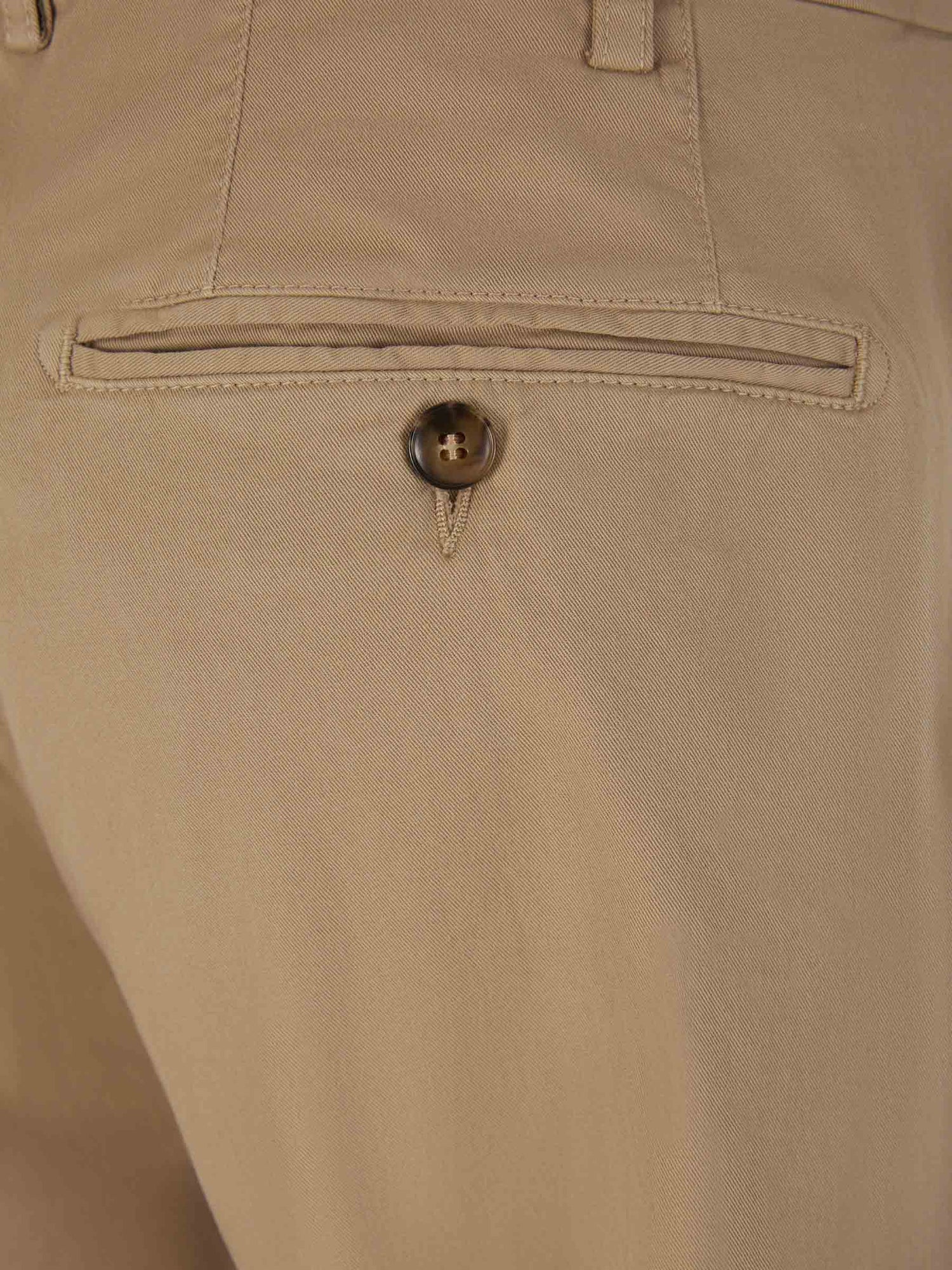 Canali Pantalones Chinos Algodón color Marrón sku 521-003017 02 - Foto 4