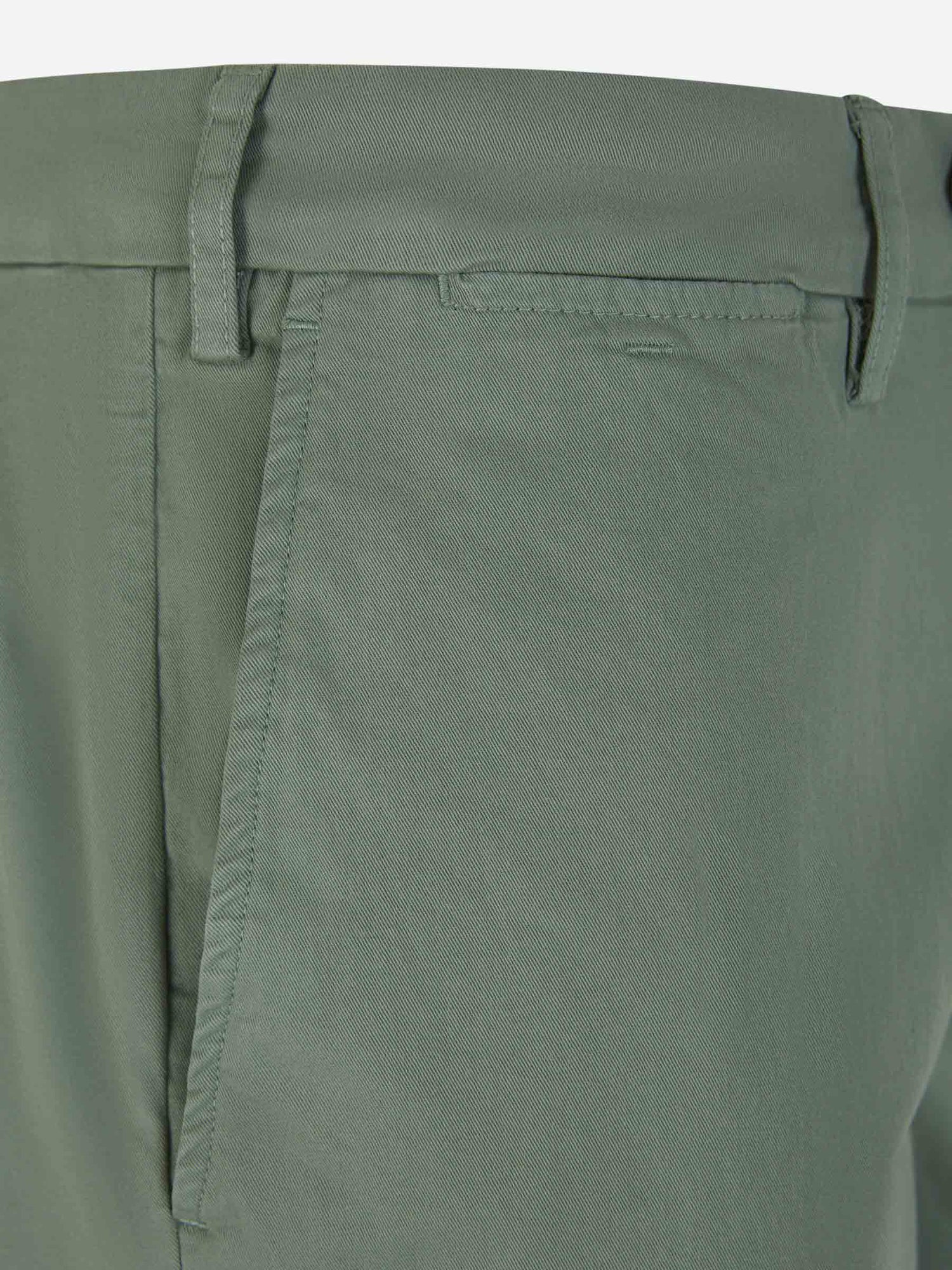 Canali Pantalones Chinos Algodón color Verde Claro sku 521-003017 03 - Foto 3