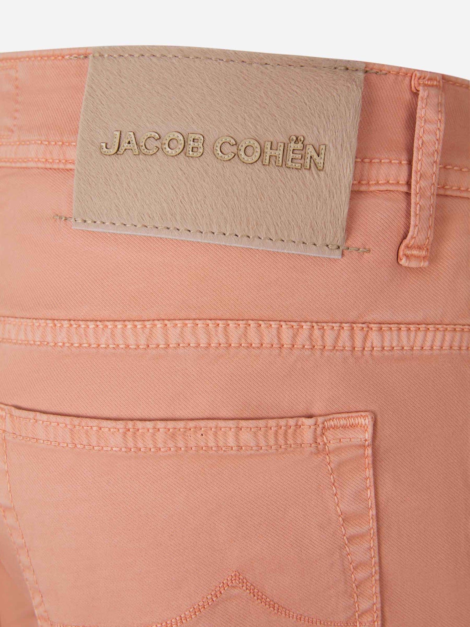 Jacob Cohën Bermudas Lou Algodón color Salmón sku 523-000811 06 - Foto 5