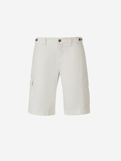 Cotton Cargo Bermuda Shorts