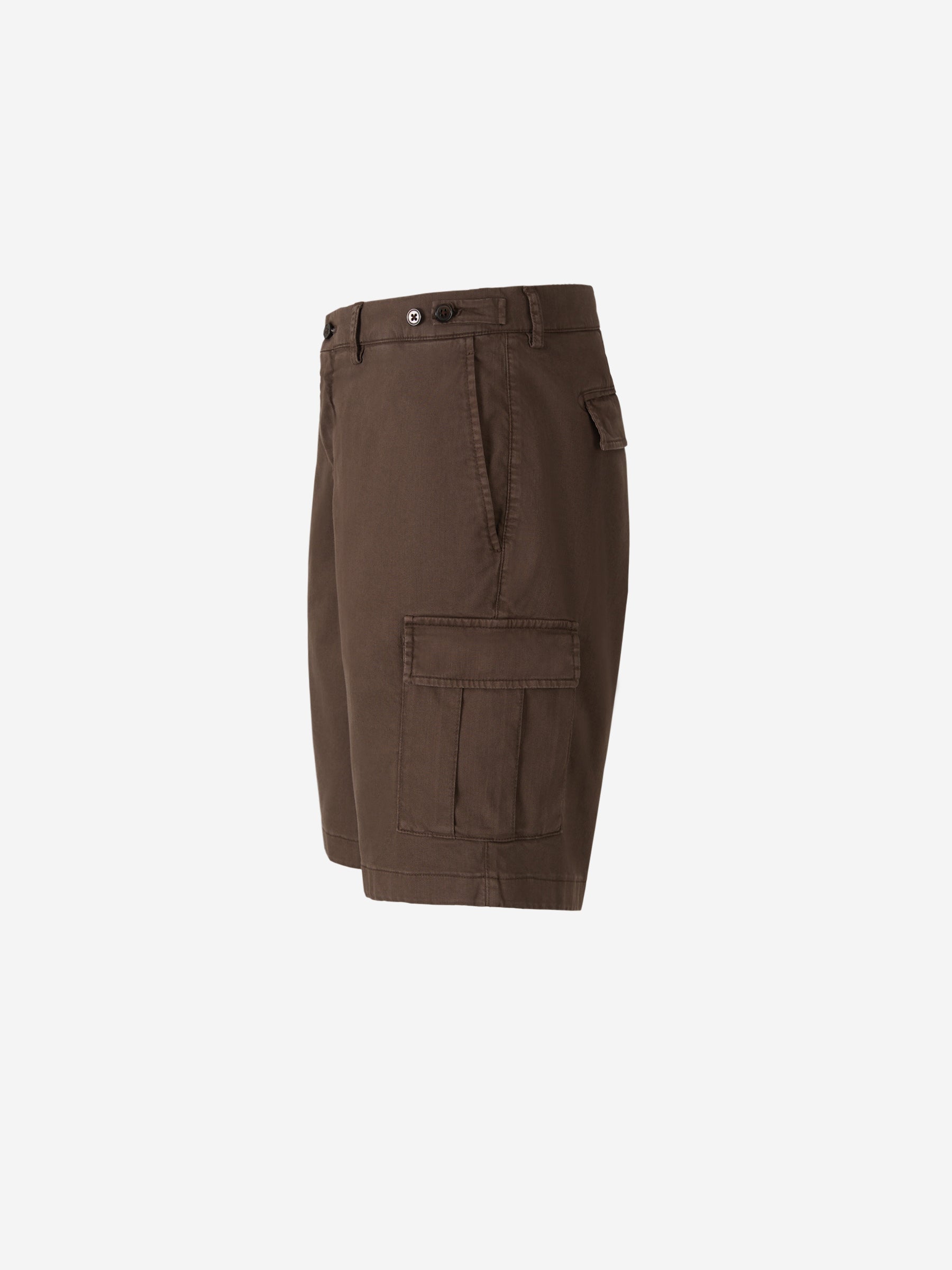 Cotton Cargo Bermuda Shorts