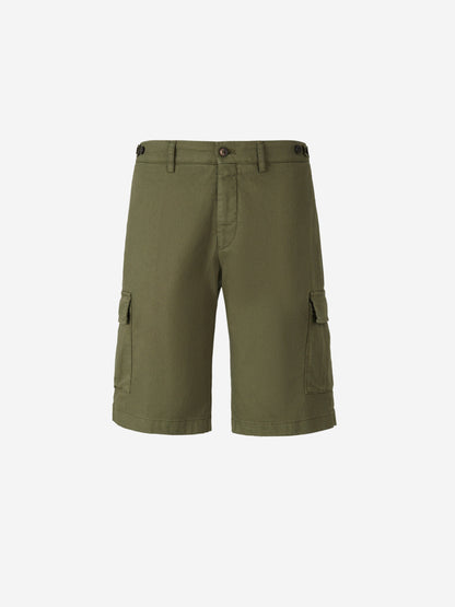 Cotton Cargo Bermuda Shorts