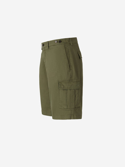 Cotton Cargo Bermuda Shorts