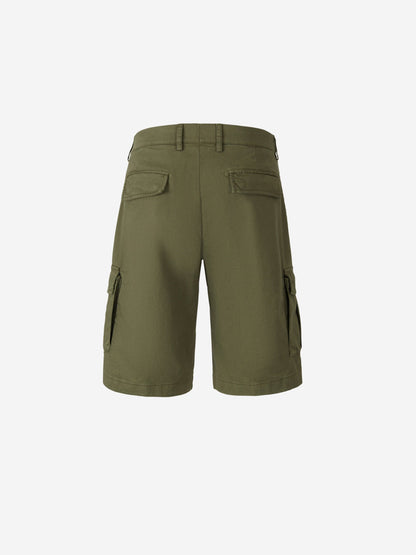 Cotton Cargo Bermuda Shorts