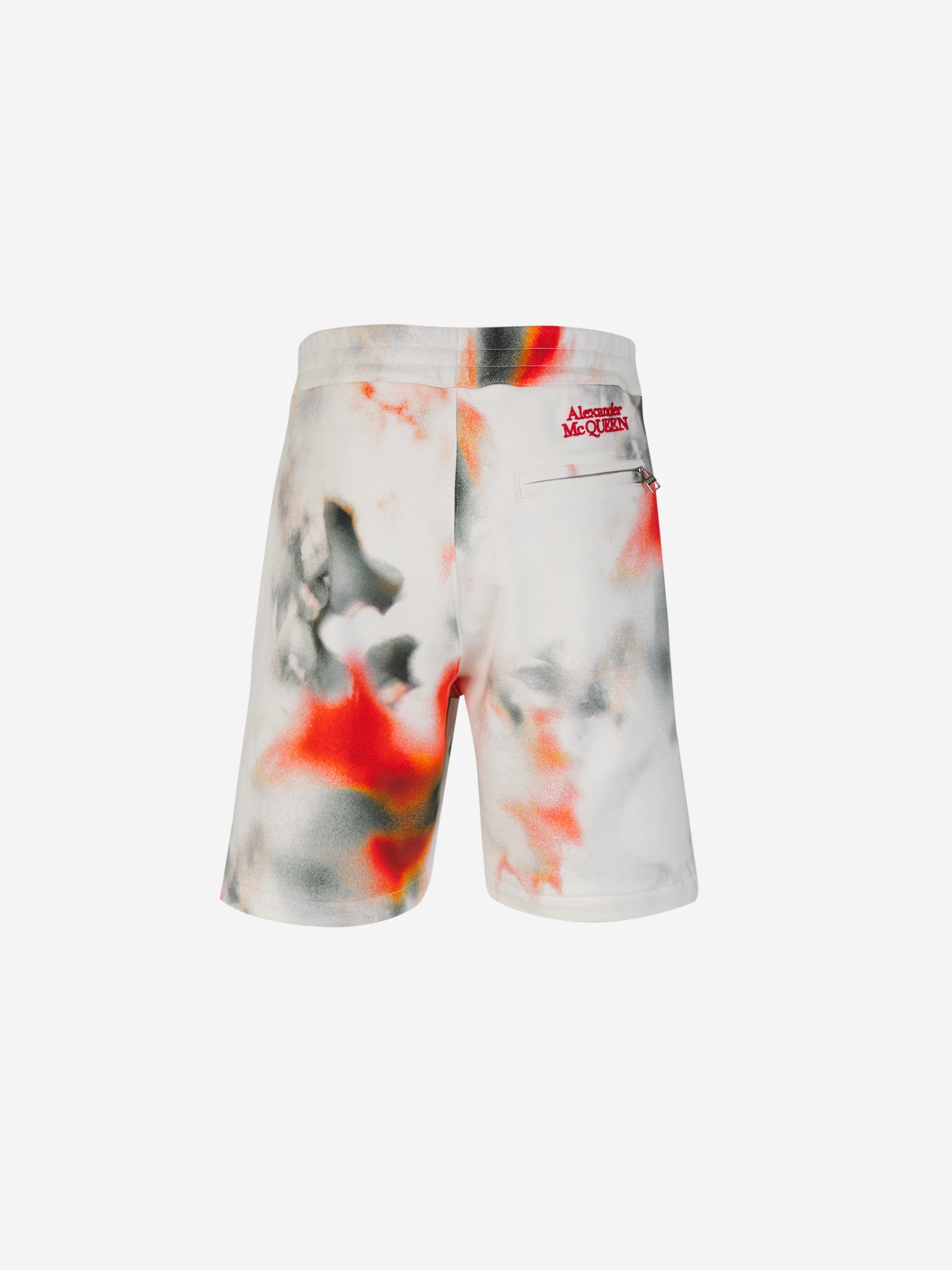 Printed Cotton Bermuda Shorts