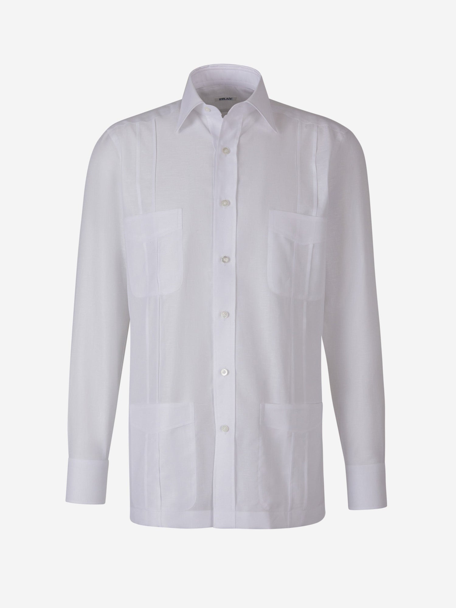 Fray Camisa Algodón Y Lino color Blanco sku 531-005957 01 - Foto 1