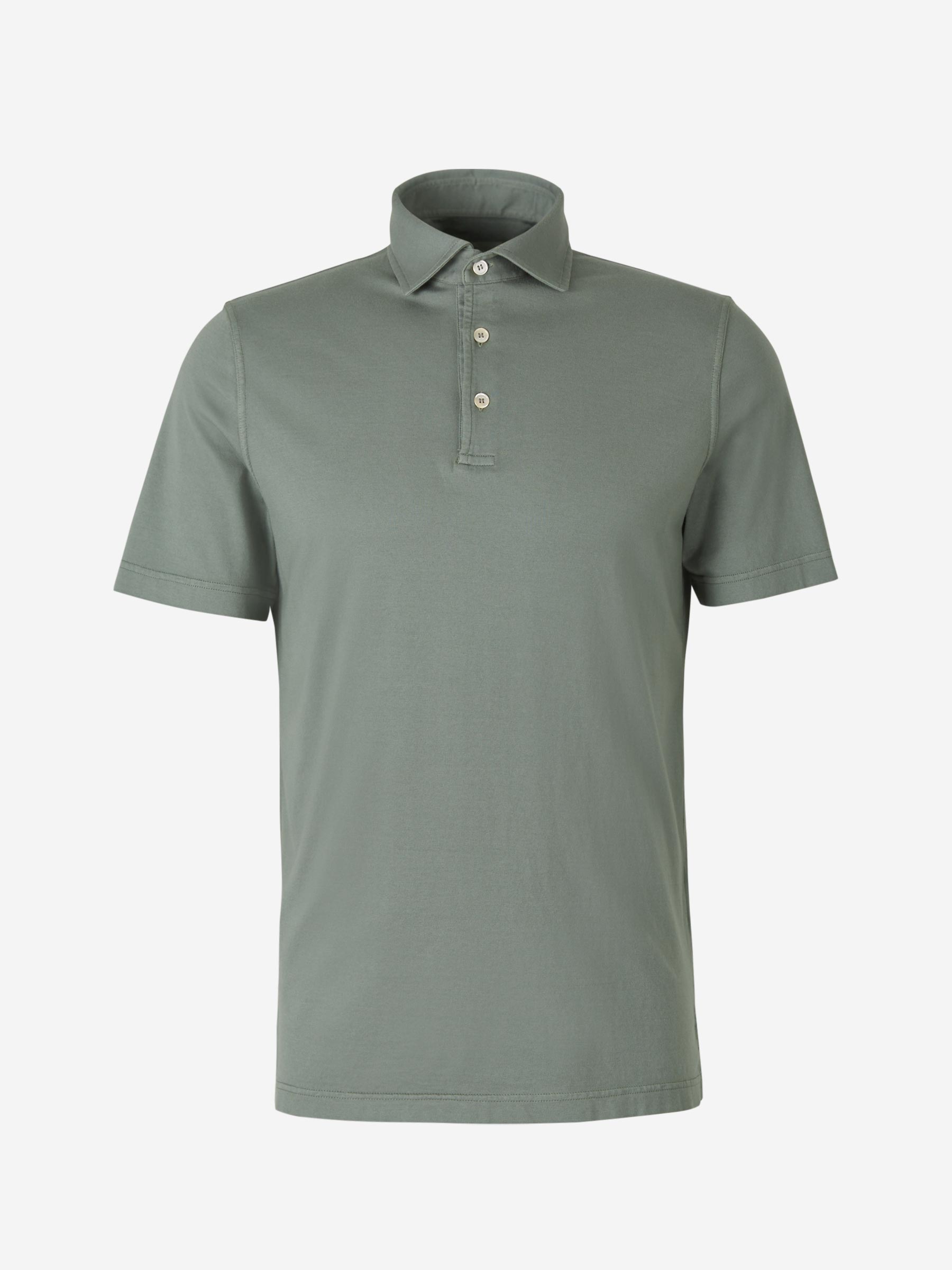 Santa Eulalia Polo Lisa Algodón color Verde Militar sku 552-001324 02 - Foto 1