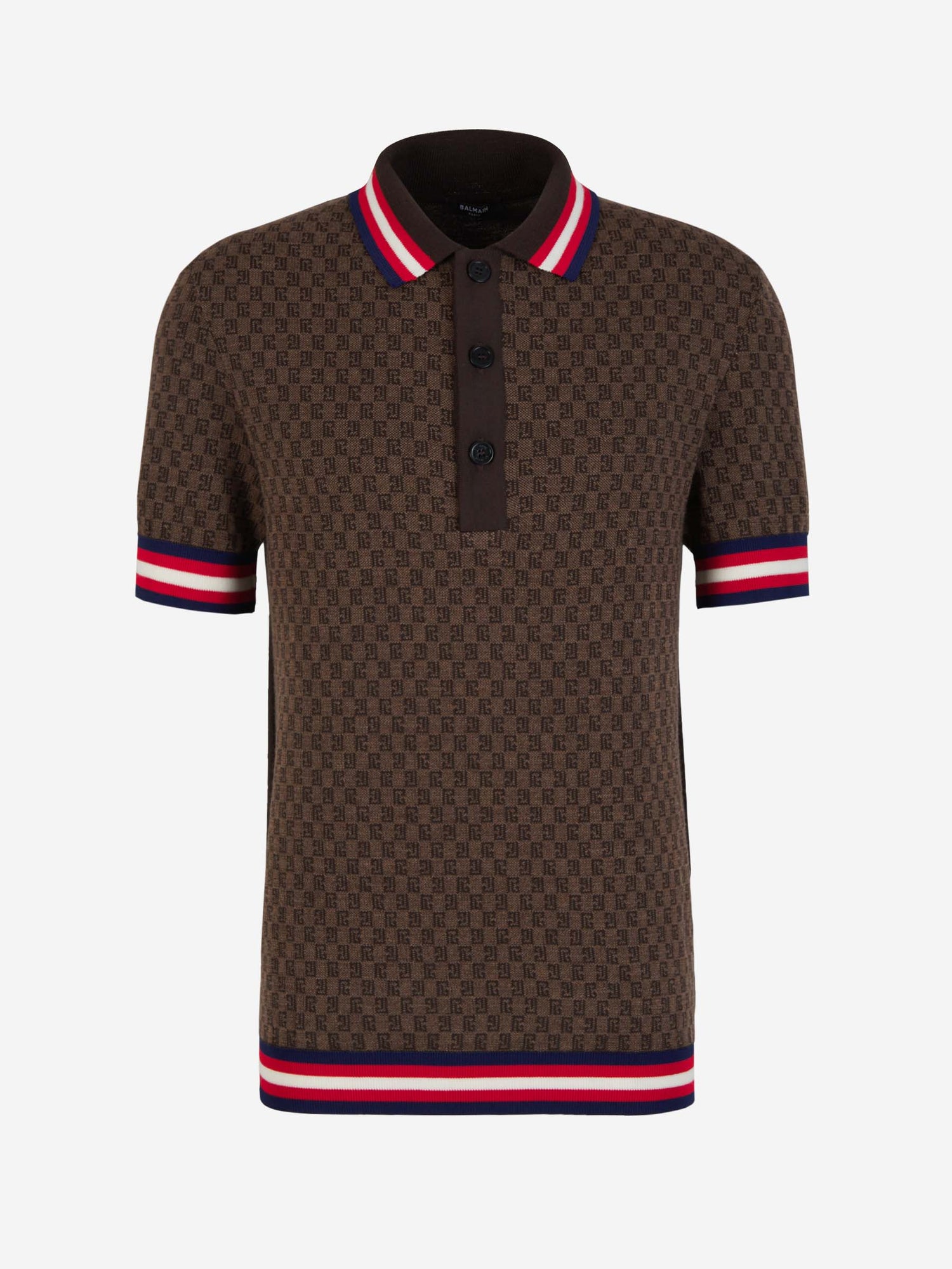 Monogram Wool Polo