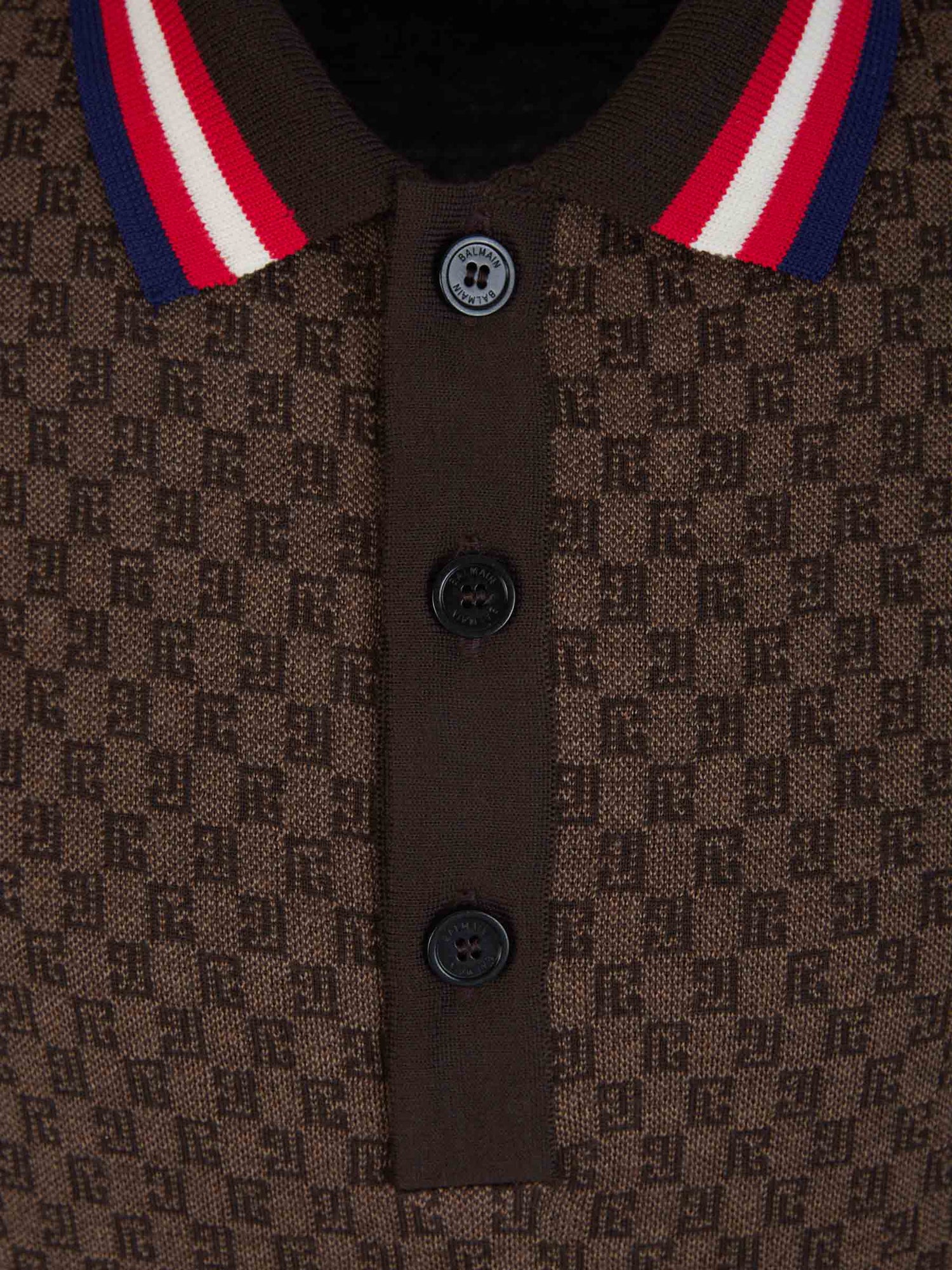 Monogram Wool Polo