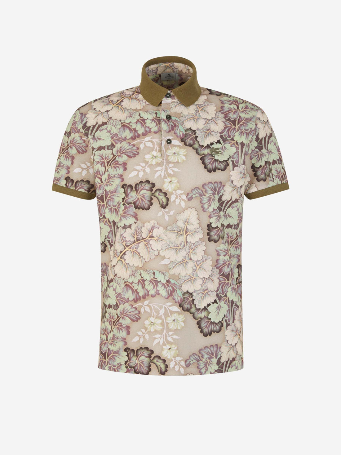 Flowers Cotton Polo