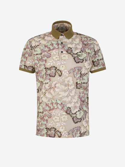 Flowers Cotton Polo